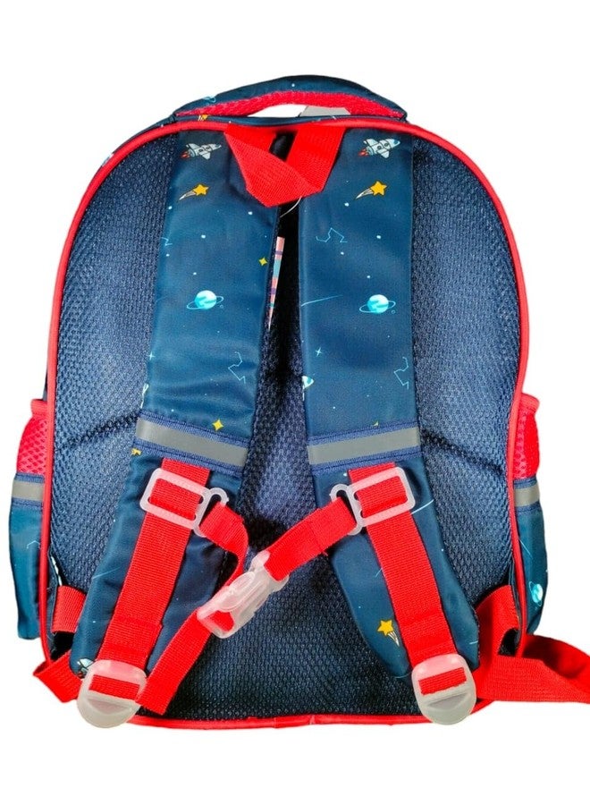 TEMSON School Bag For Student - Backpack For Children, Lightweight School Backpack For Boys, Girls, Kids (Dino Space - Blue)(TMS-5744) - Image 2